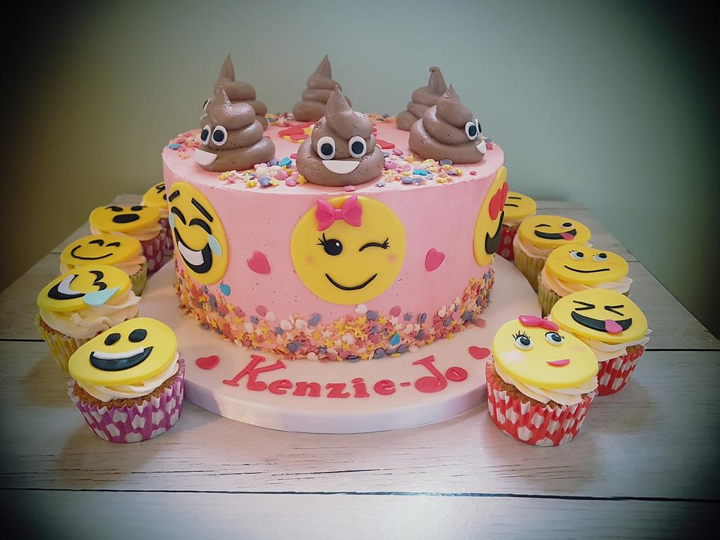 Emoji Cake and Cookies | Gray Barn Baking