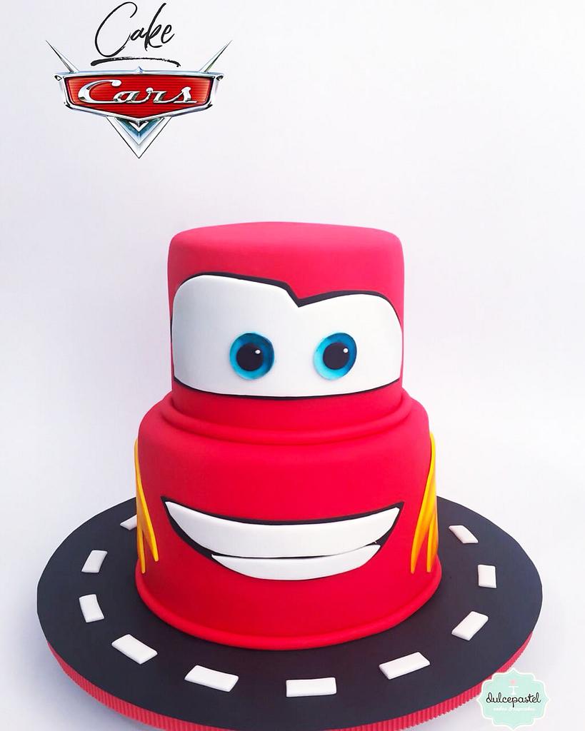 Torta Rayo McQueen - Lightning McQueen Cake - Decorated - CakesDecor