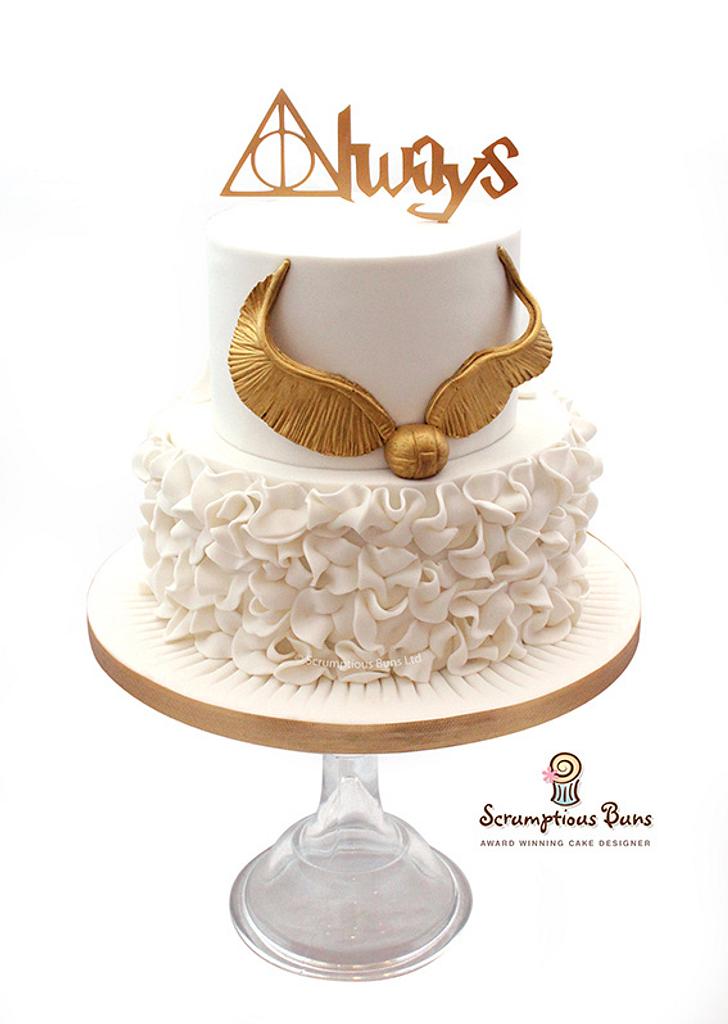 Harry Potter Wedding Cake - CakeCentral.com