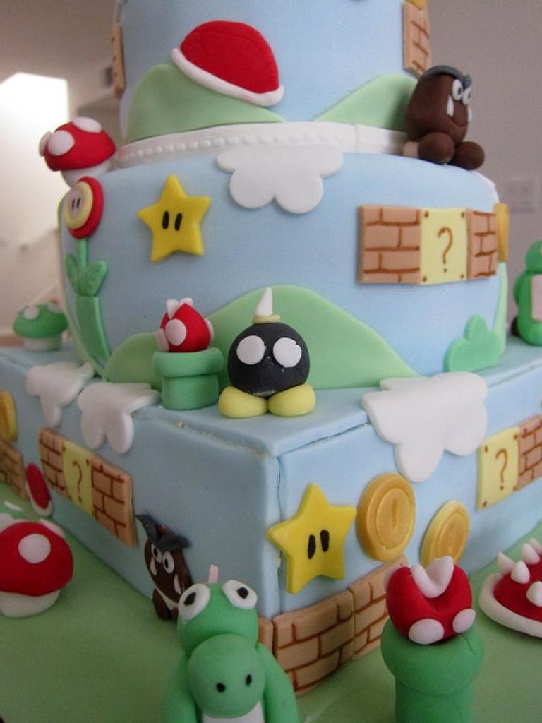 Super Mario Bros Birthday Cake - Cake By Catcakes - Cakesdecor