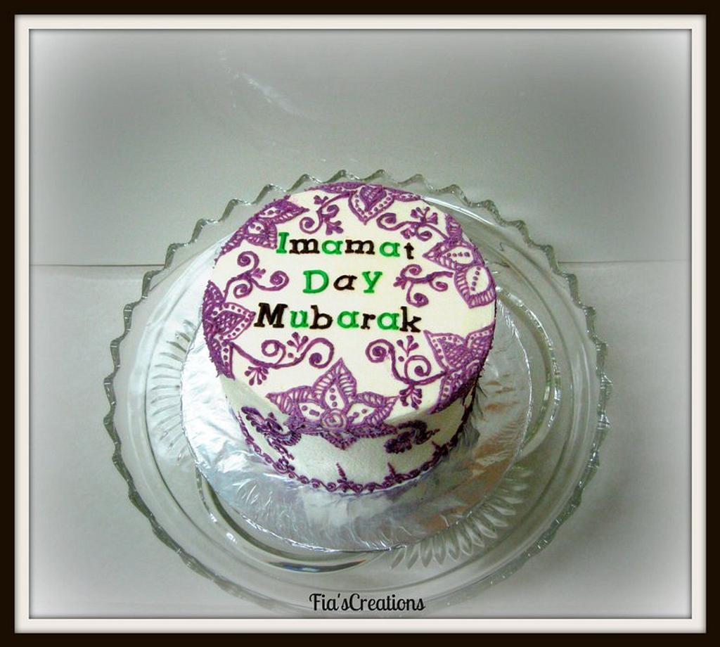 Mehndi Square cakes | Cakes and Bakes