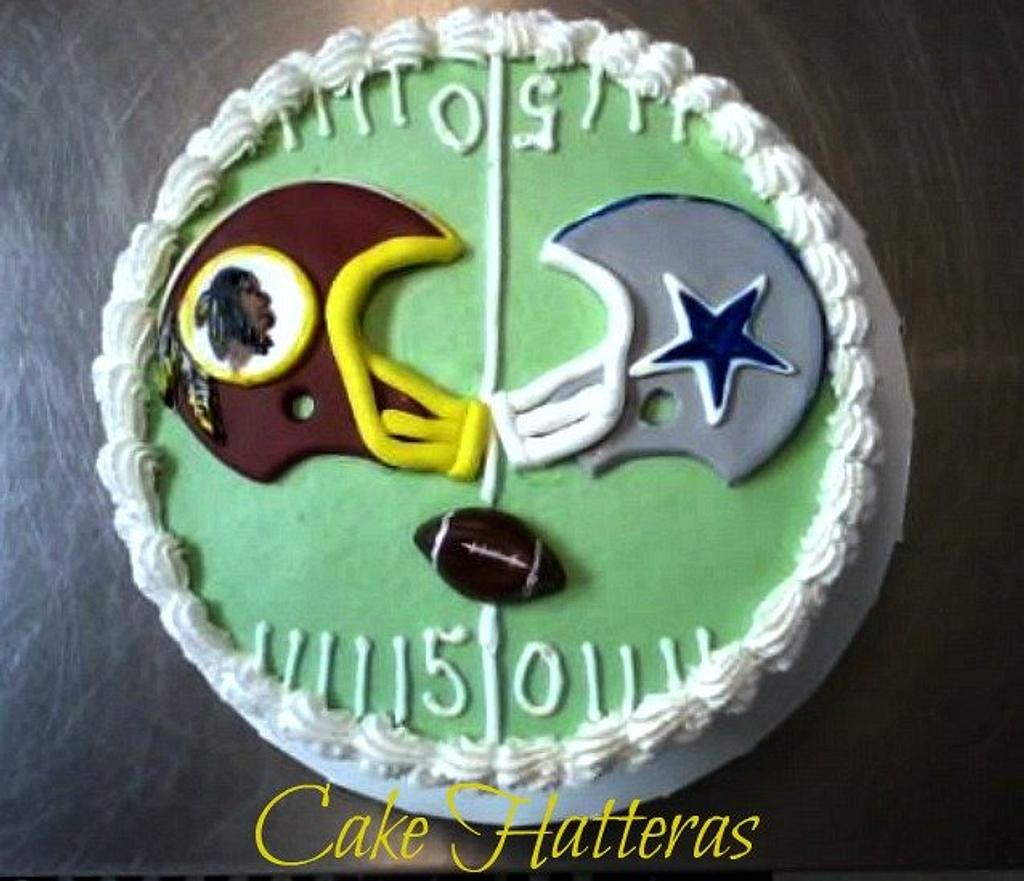 Washington Redskins Groom's Cake - Decorated Cake by - CakesDecor