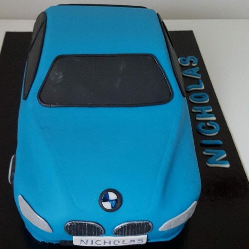 BMW Car And Golf Cake