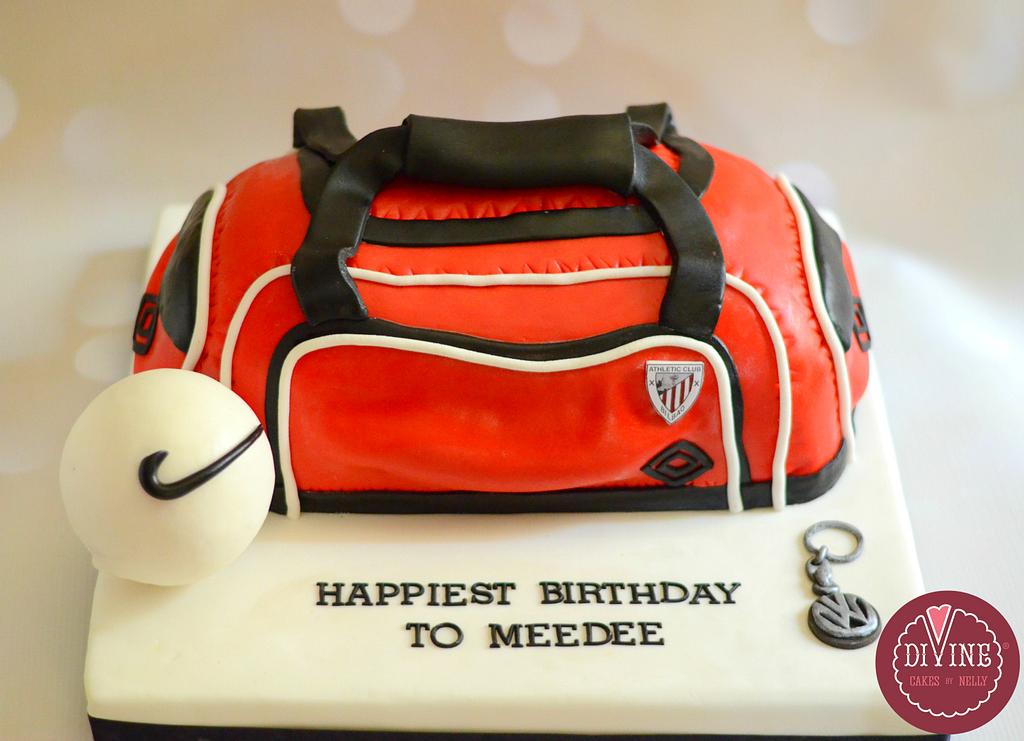 DESIGNER DUFFLE BAG CAKE