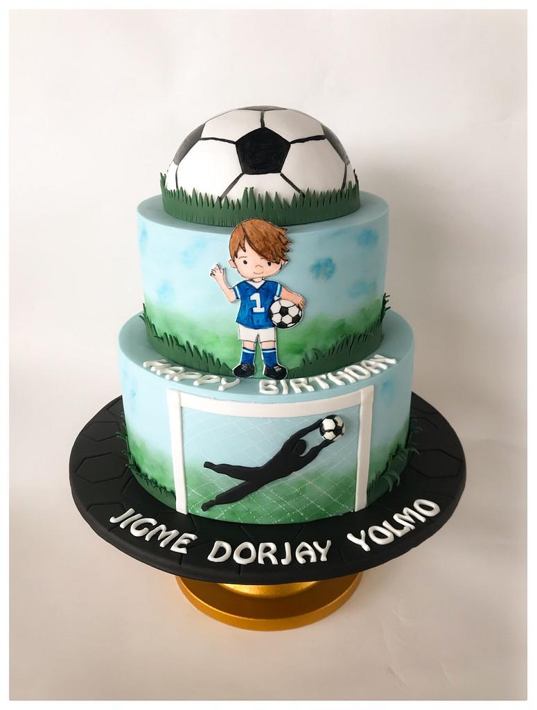 Football Themed Birthday Cake CB-NC278 – Cake Boutique