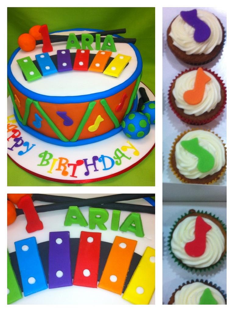 MUSICAL INSTRUMENT KIDS CAKE Cake by Sublime Cake CakesDecor