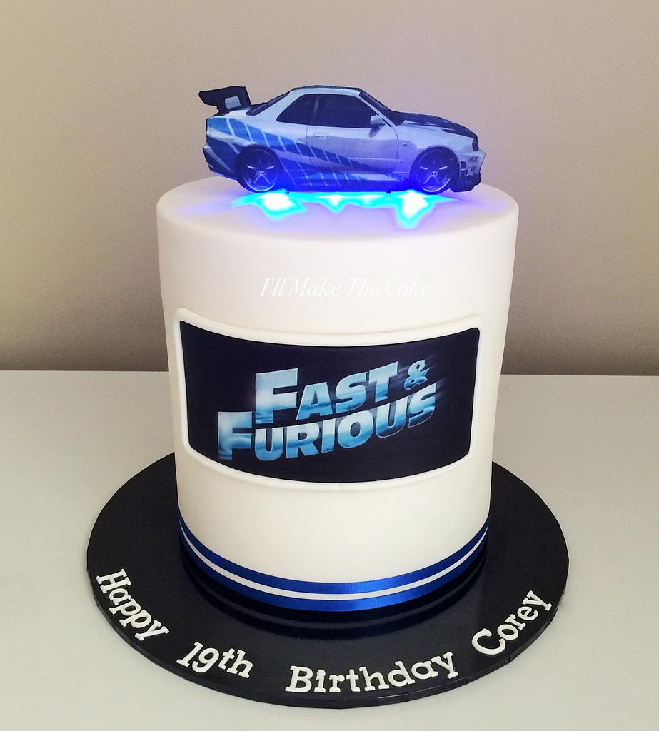 Fast and Furious cake with a car... - The Cake Lady Guernsey | Facebook