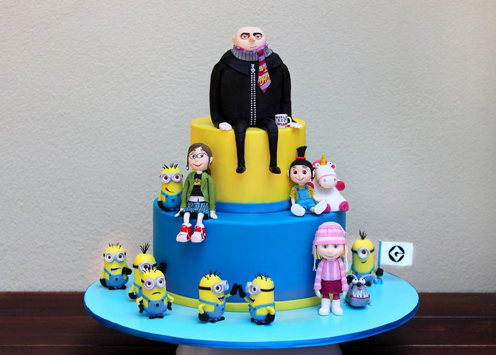 Minion Cake | Despicable Me 3 Cake | Agnes cake | Cartoon character cake |  Amazing cake deocration - YouTube