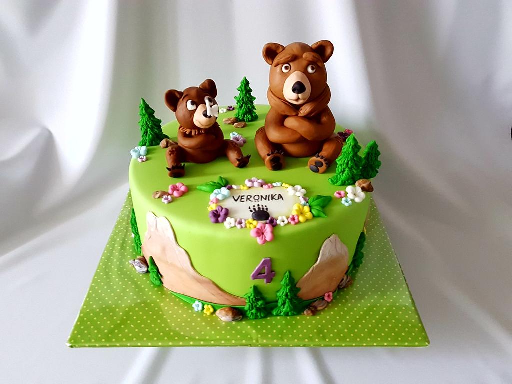 Brother Bear cake - Decorated Cake by Katka - CakesDecor