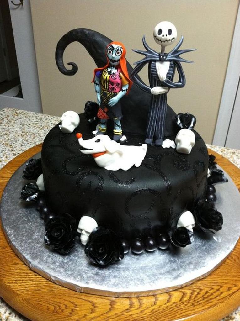 Nightmare Before Christmas Birthday Cake Cake By Cakesdecor