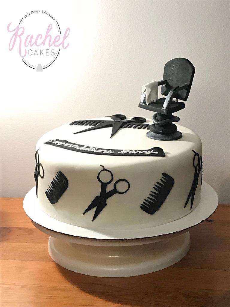 beauty salon , hairdressers - Decorated Cake by Baky - CakesDecor
