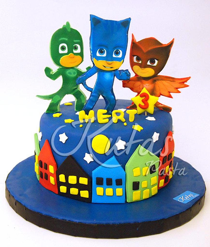 PJMasks Cake Cake by Kutas Pasta CakesDecor