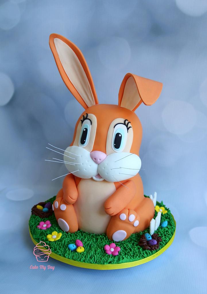 Easy Easter Bunny Cake (with Video) ⋆ Sugar, Spice and Glitter
