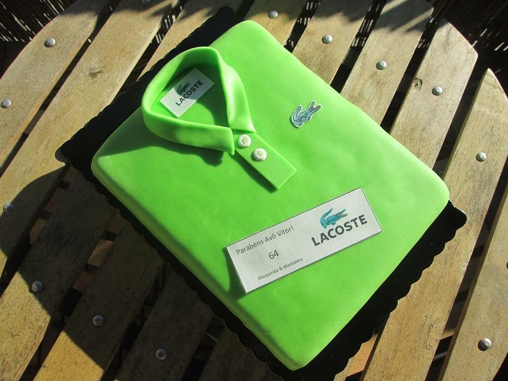 Lacoste t shirt outlet cake