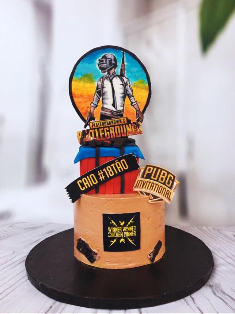 Amazon.com: Cakecery PUBG Player Unknown Battlegrounds Edible Cake Image  Topper Personalized Birthday Cake Banner 1/4 Sheet : Grocery & Gourmet Food