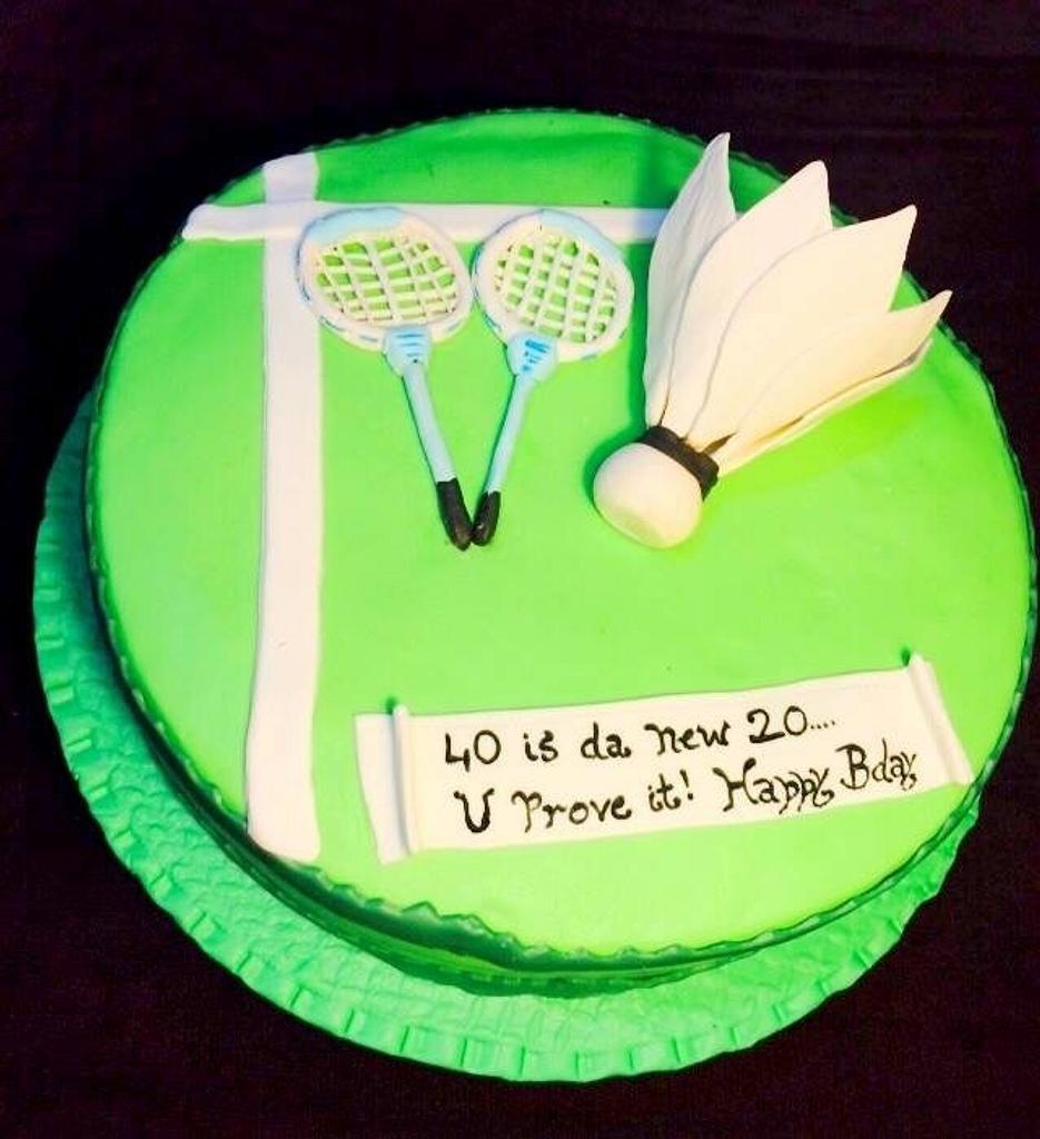 Home Bakers - Badminton theme cake for a Badminton lover🏸... | Facebook