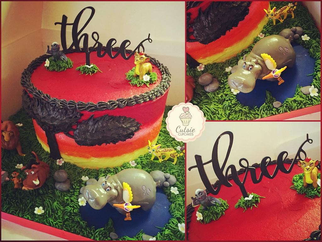 Lion Guard Cake - Cake by Cutsie Cupcakes - CakesDecor