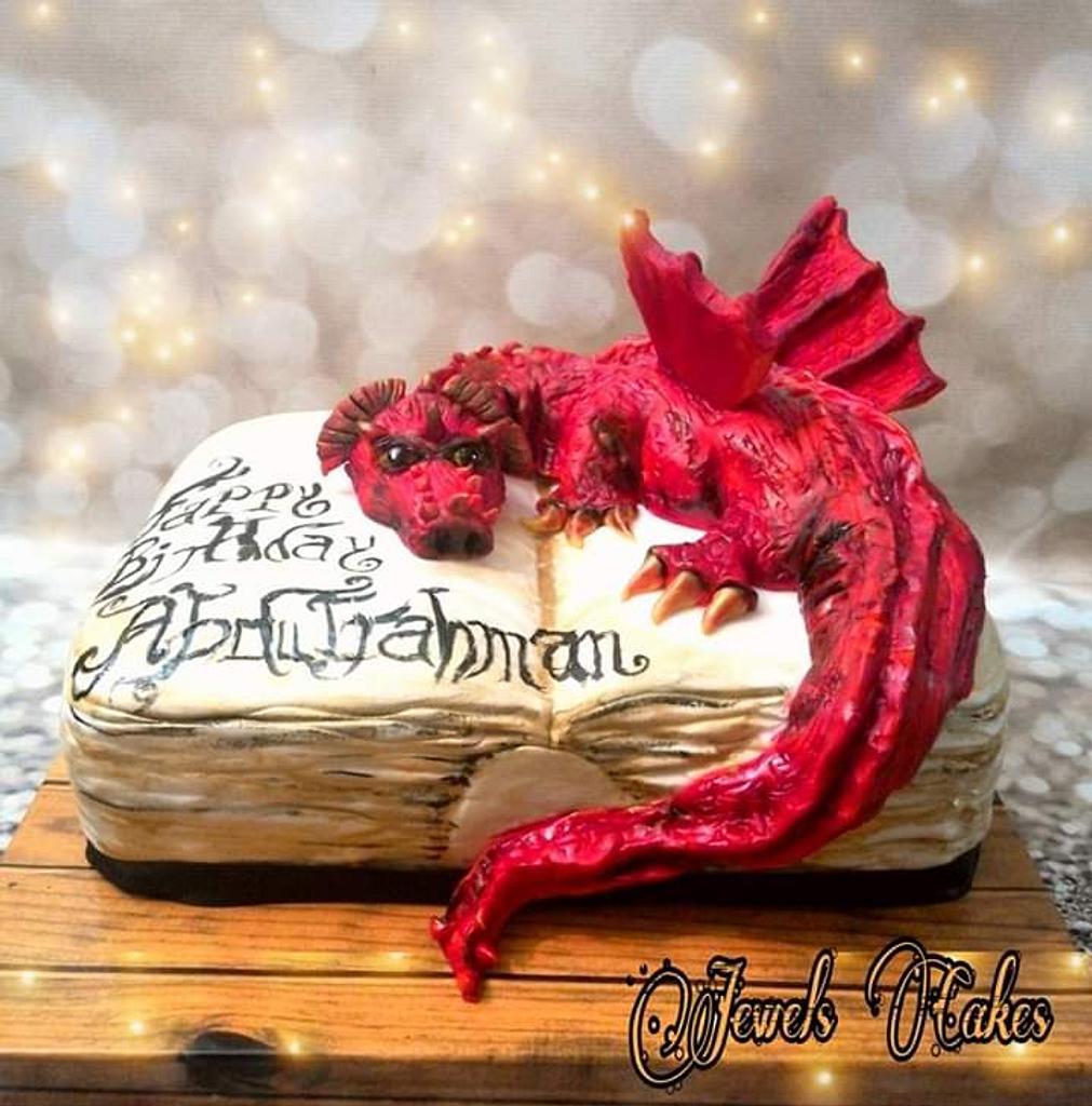 Dragon Isle Edible Cake Wrap or Dragon Silhouette Cake Topper - Etsy
