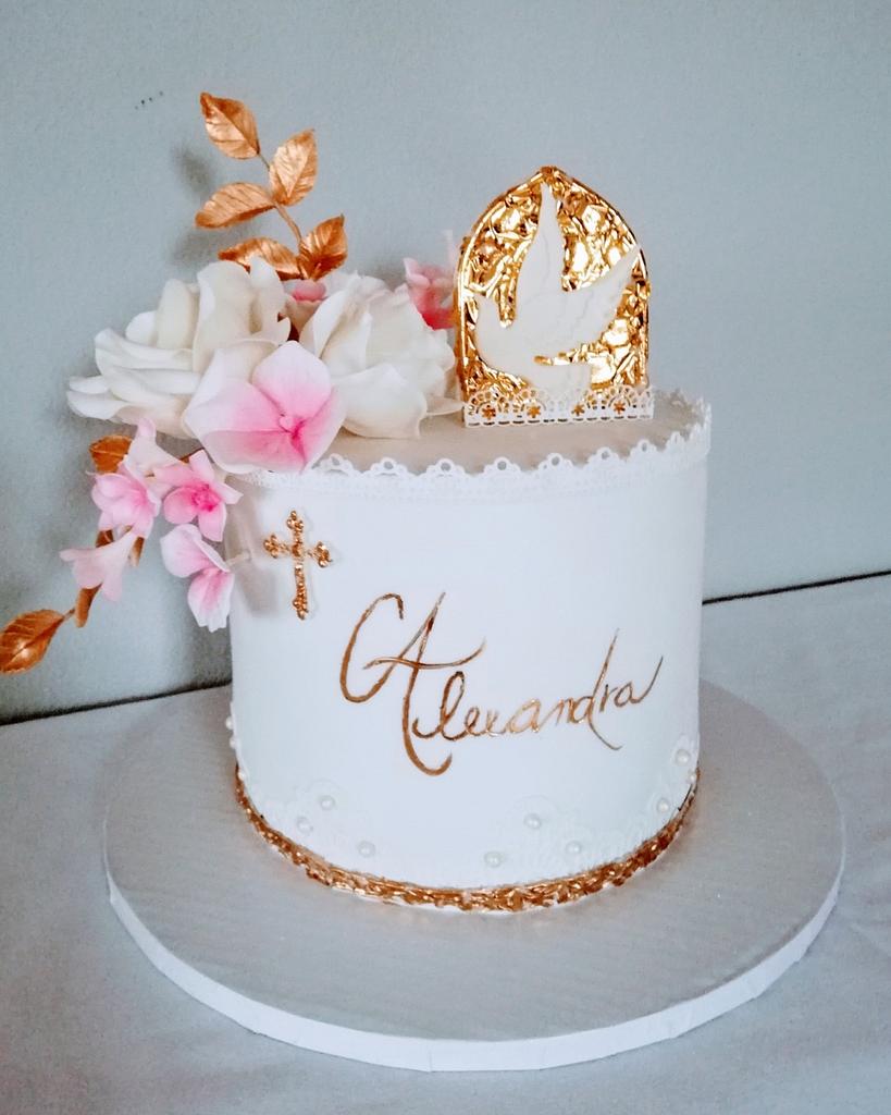 Confirmation cake - Cake by alenascakes - CakesDecor