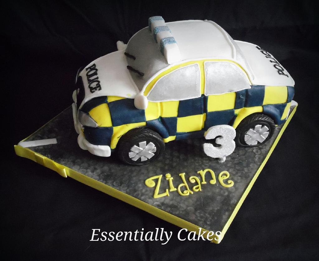 Police Car - Cake by Essentially Cakes - CakesDecor