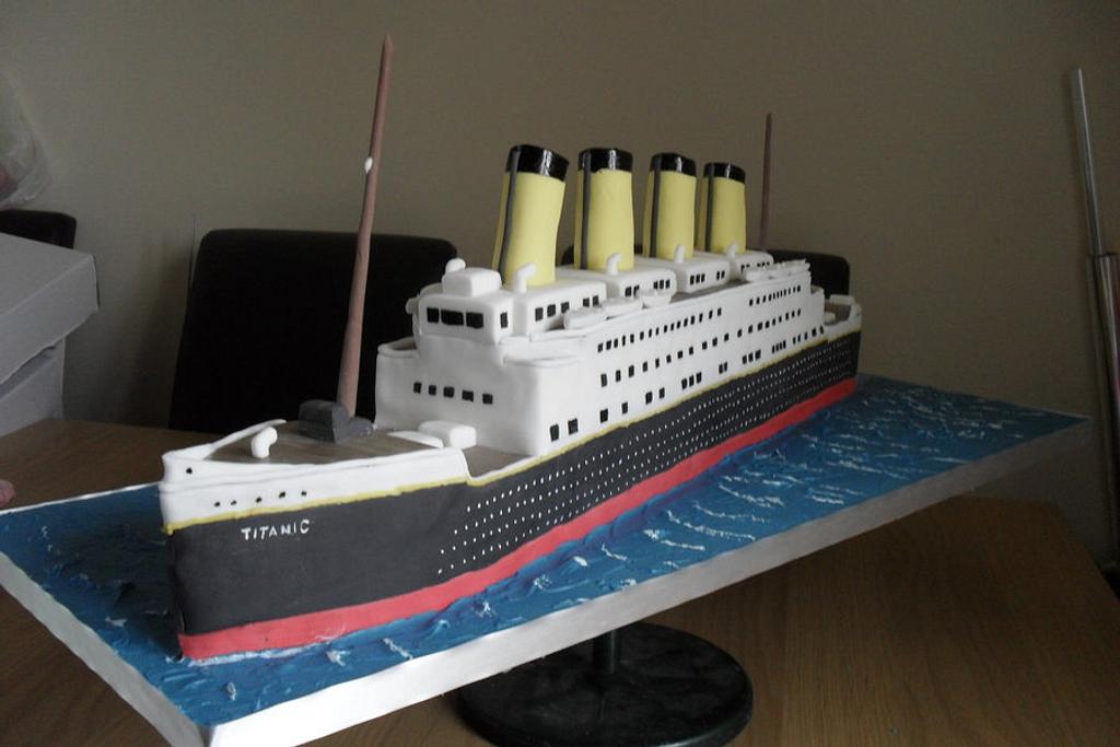 Titanic Birthday Cake - Cake by David Mason - CakesDecor