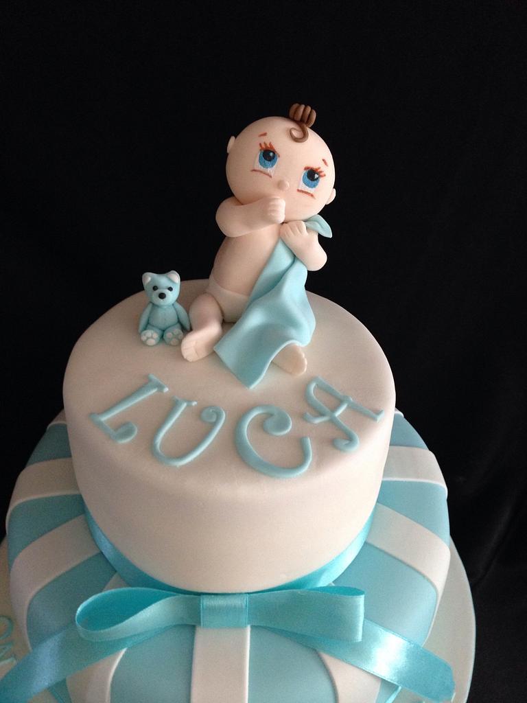 Blue For A Boy - Cake By Linda's Cake Studio - Cakesdecor