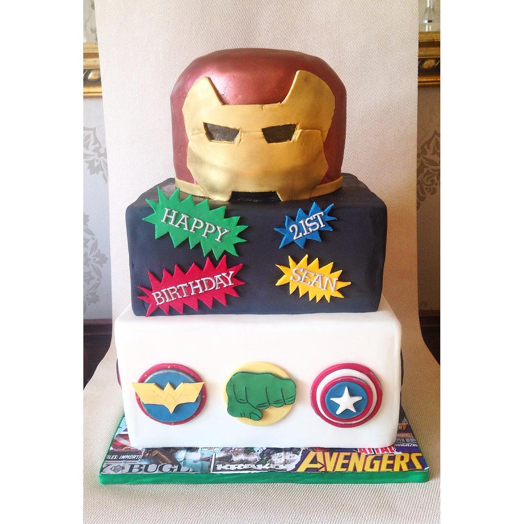 Nicola's No Bake Birthday Cakes: No Bake Marvel and DC Superhero Cake