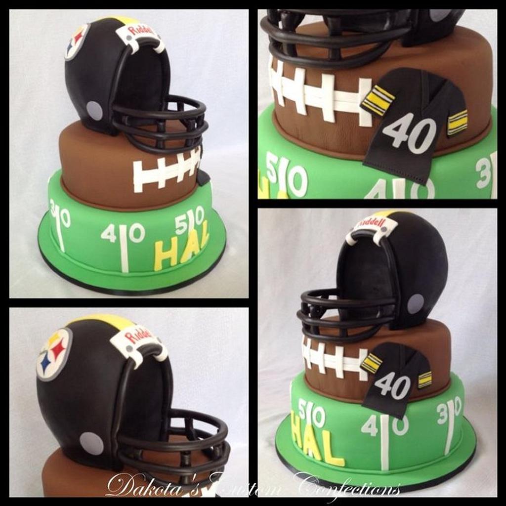 cakelava: Pittsburgh Steelers Helmet Cake