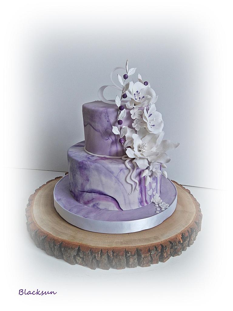 Geode Cake with a Stone Marble Fondant Effect - Cake Decorating Tutorial -  YouTube