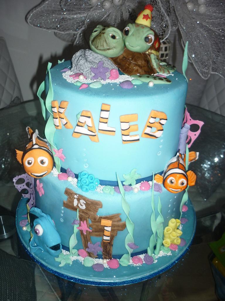 Finding nemo first birthday cake - Decorated Cake by lee - CakesDecor