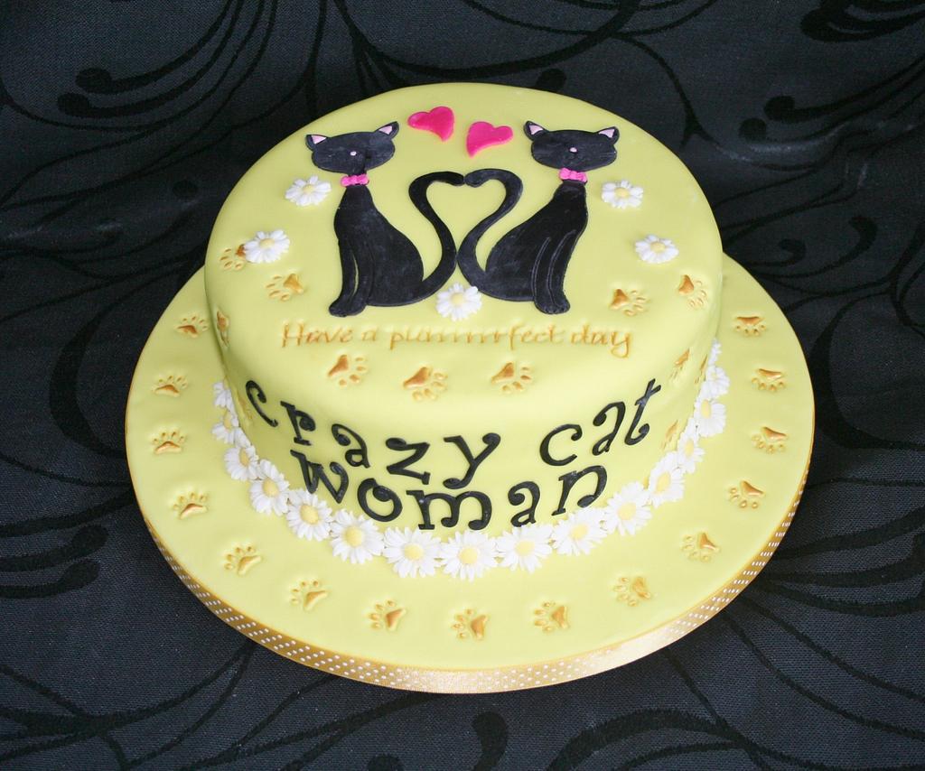 Crazy Cat Woman Cake By Judy Cakesdecor