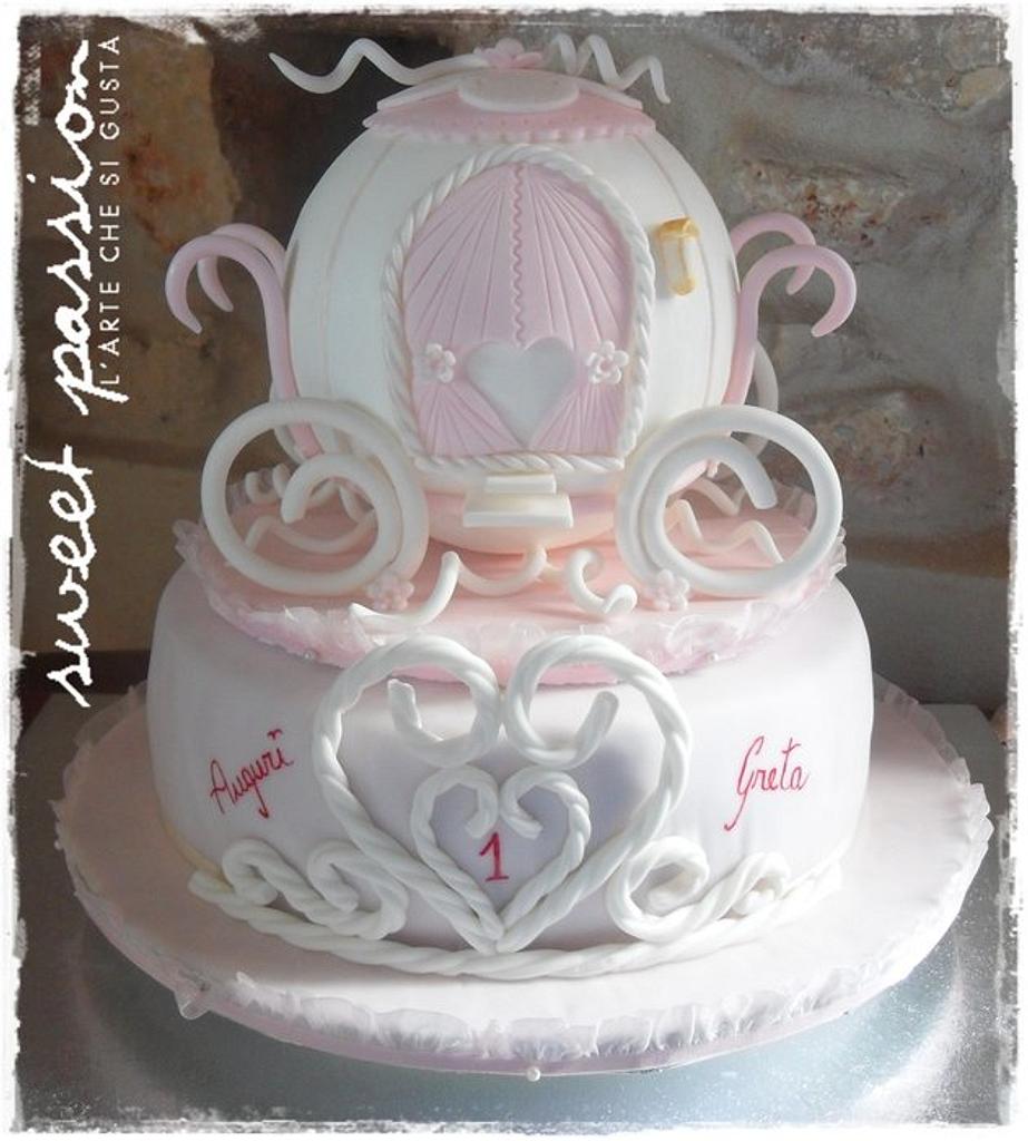 Princess cake for Greta's 1st Birthday - Decorated Cake - CakesDecor