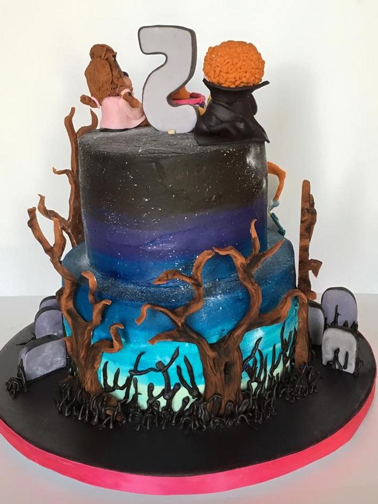 Hotel Transylvania Cake - Cake by NicholesCustomCakes - CakesDecor