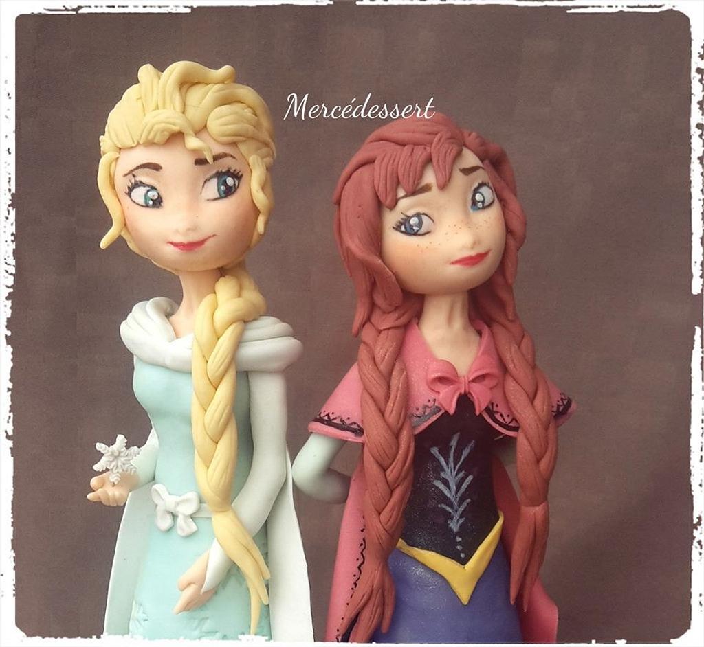 anna elsa figurines