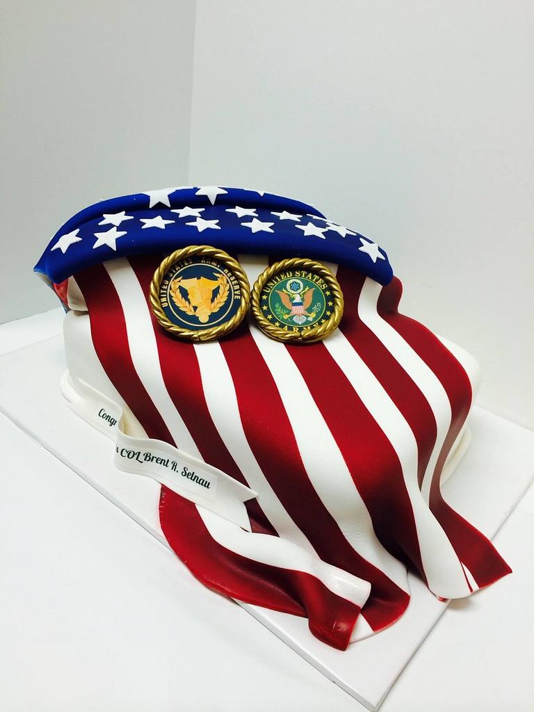 Pinning-On Ceremony Cake for Army Colonel! - Cake by - CakesDecor