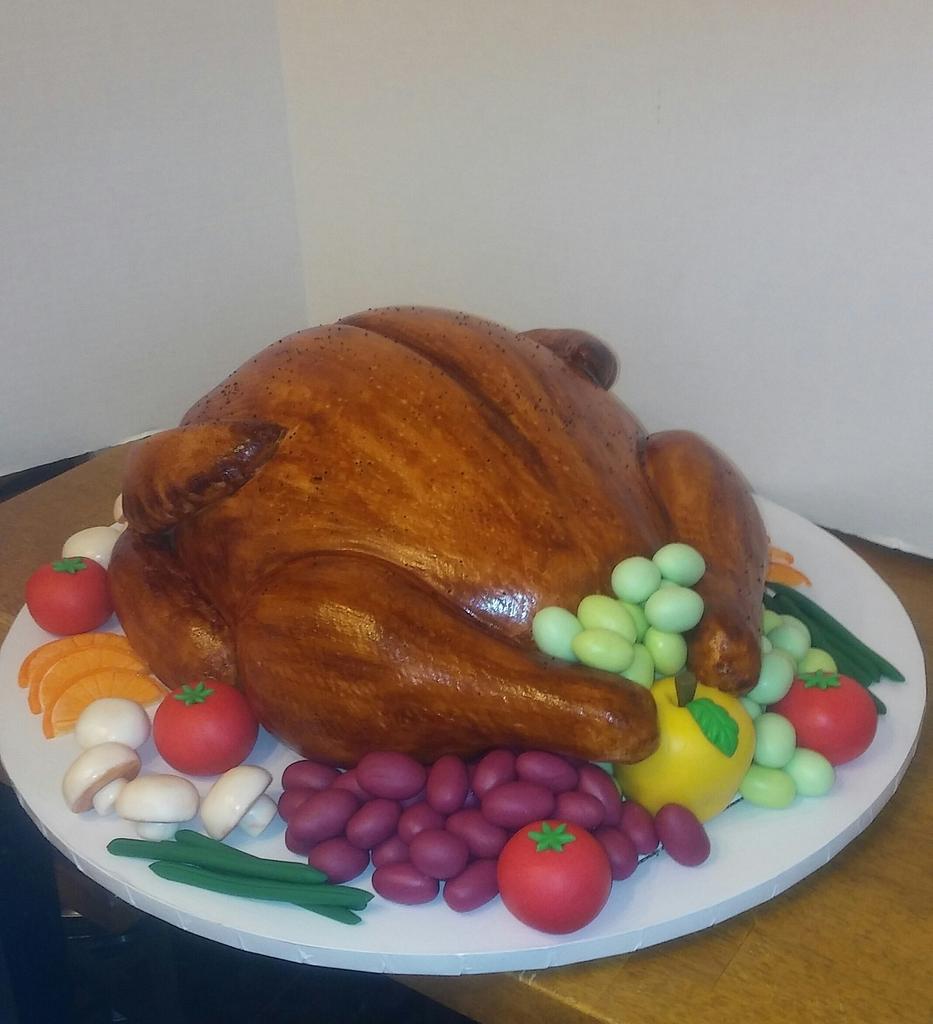 Roast Turkey Cake Video Preview 