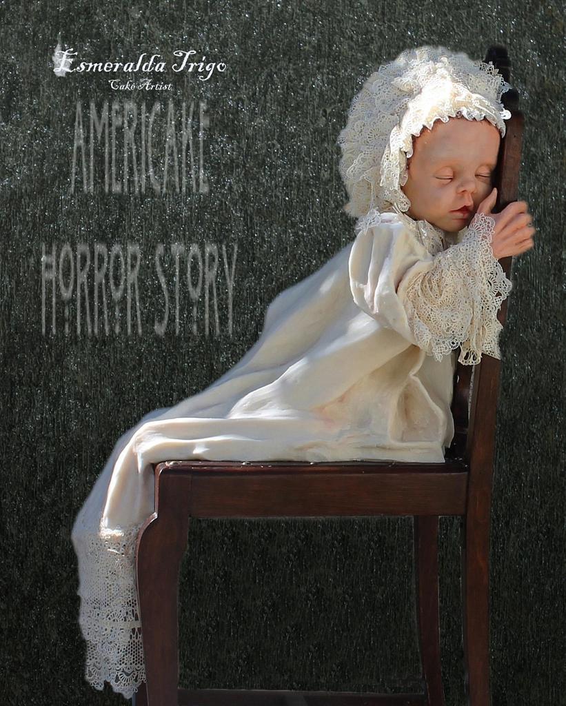 Baby American Horror Story collab - Cake by Esmeralda - CakesDecor