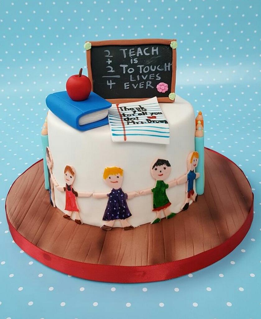 Coolest Teacher Appreciation Cake Design
