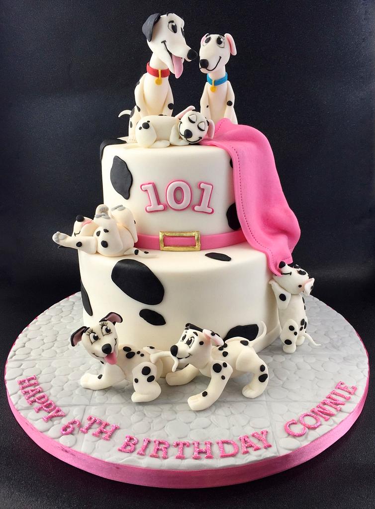 Dalmatian 2024 birthday cake