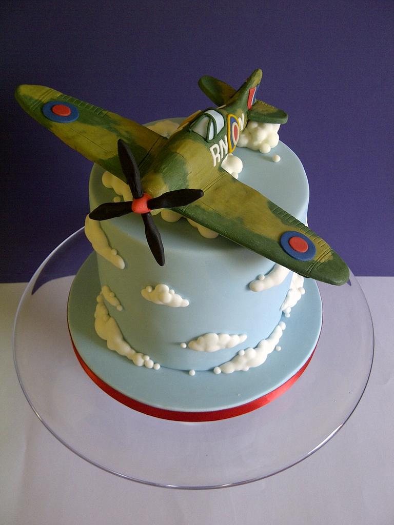 Plane Edible Icing Cake topper 01 – the caker online