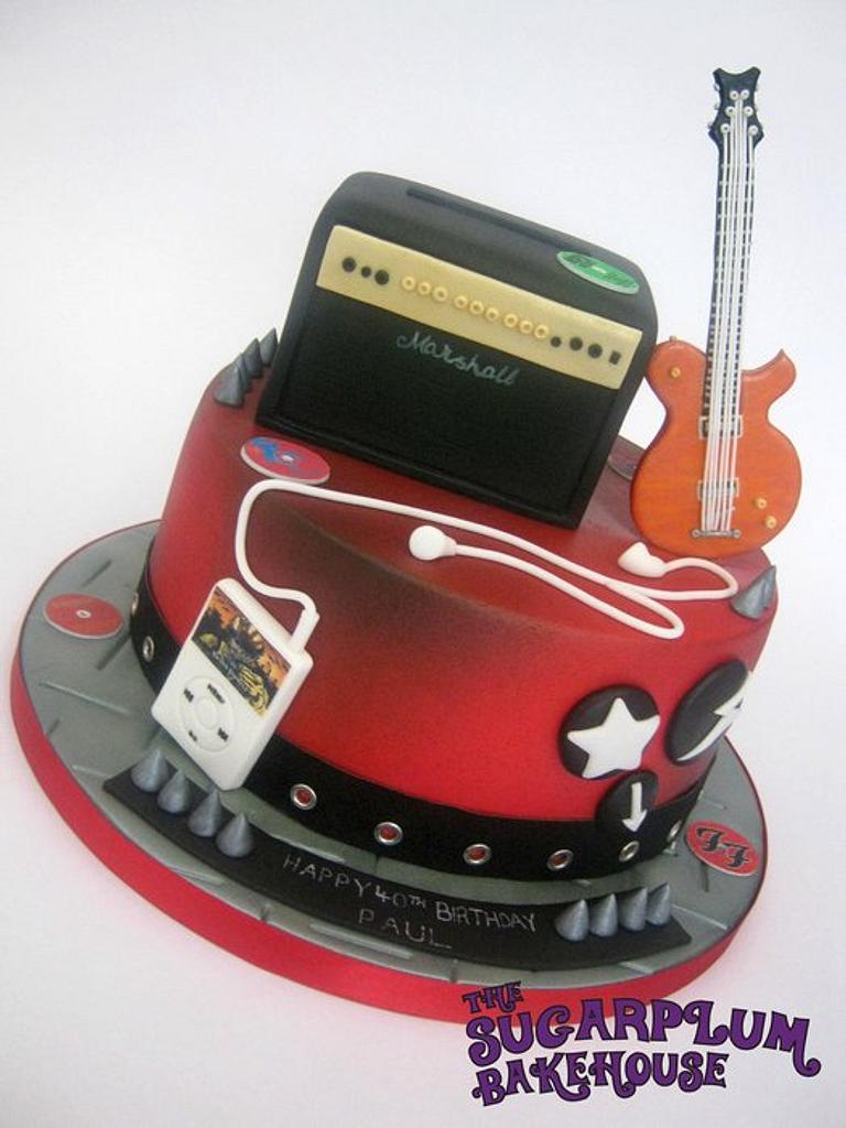 Heavy metal birthday cake | Elijah's birthday cake. | Flickr