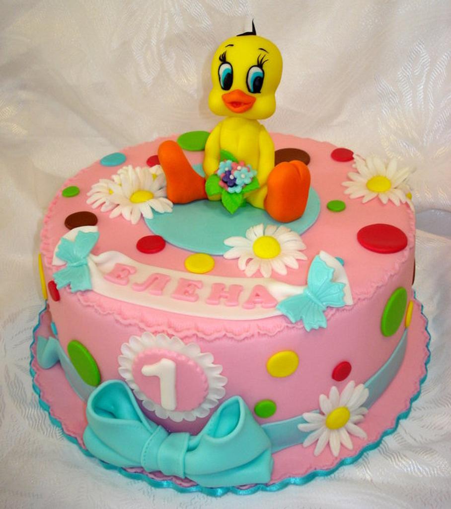 Tweety Bird Cake - Cake By Svetlana Hristova - Cakesdecor