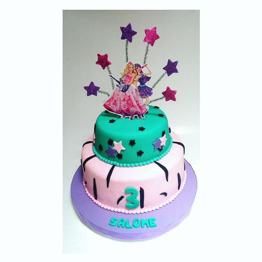 Spændende Mos pave Torta Barbie Pop Star - Decorated Cake by Tata Postres y - CakesDecor