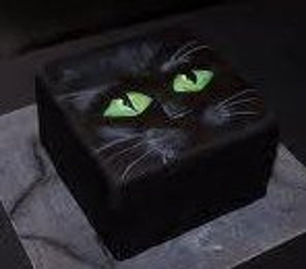 Edible Black Cat Cake Topper. Fondant/gum Paste Cat Figurine. - Etsy