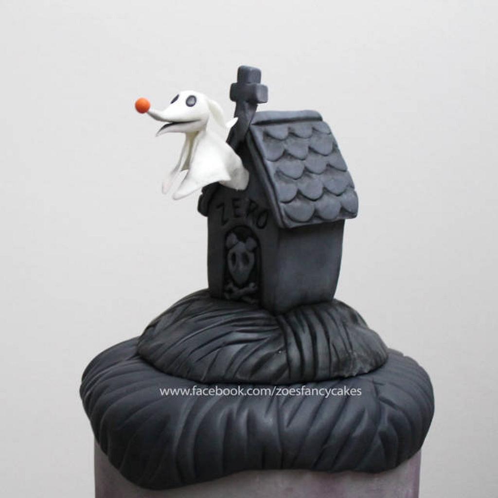 Nightmare before christmas zero cake