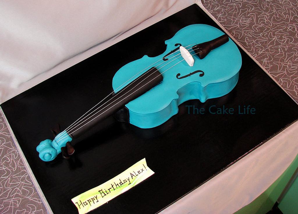 Turquoise Viola Cake Cake by The Cake Life CakesDecor