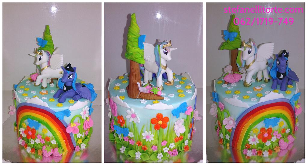 My Little Pony Princess Luna Fondant Cake Topper