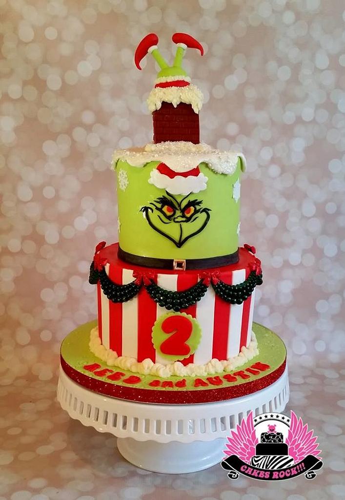 You're a Mean One, Mr. Grinch! Belated Christmas birthday - CakesDecor
