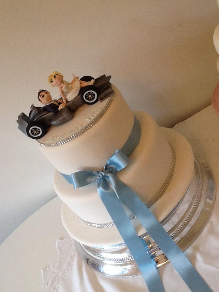 Formula One Wedding Cake - Cake by Tickety Boo Cakes - CakesDecor