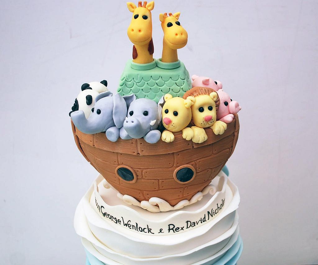 Tall Noah's Ark - Cake by Danielle Lainton - CakesDecor